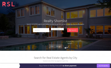 realtyshortlist.com screenshot