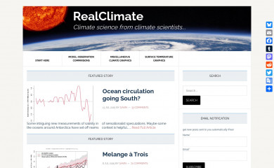 realclimate.org screenshot