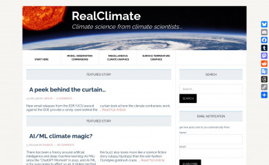 realclimate.org screenshot