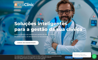 realclinic.com.br screenshot