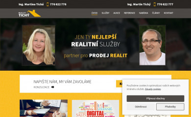 realitytichy.cz screenshot
