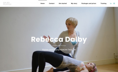 rebeccadalby.co.uk screenshot