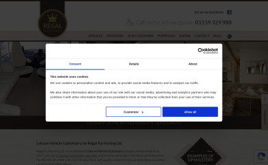 regalfurnishings.co.uk screenshot
