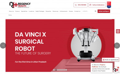 regencyhealthcare.in screenshot