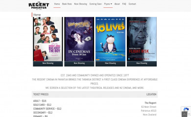 regentupstairs.com screenshot