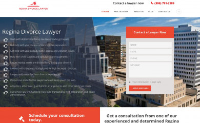 reginafamilylawyers.com screenshot