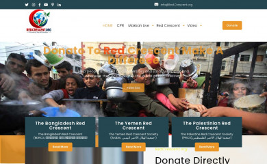 red-crescent.org screenshot