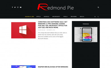 redmondpie.com screenshot