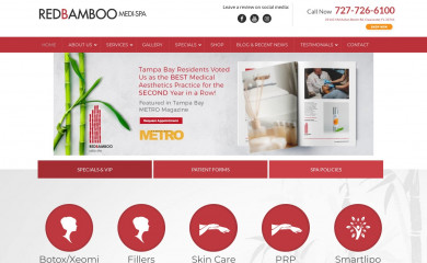 redbamboomedispa.com screenshot