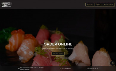 redbarsushi.net screenshot