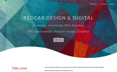redcardesign.co.uk screenshot