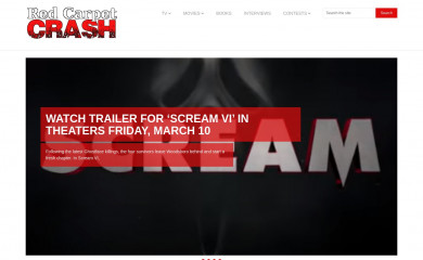 redcarpetcrash.com screenshot