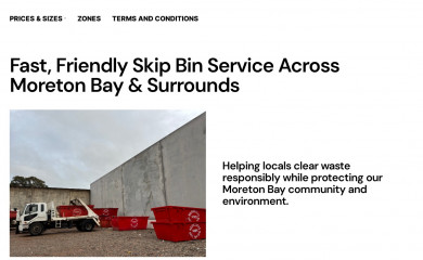 redcliffeskips.com.au screenshot
