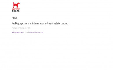 reddoglegal.com screenshot