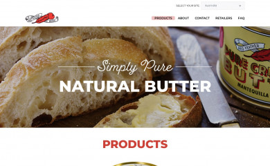 redfeatherbutter.com.au screenshot