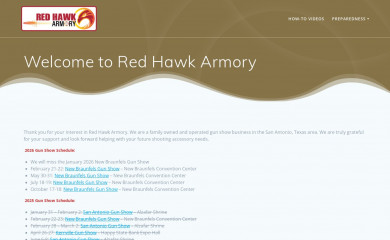 redhawkarmory.us screenshot