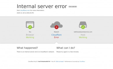 redlinesalesandservice.com screenshot