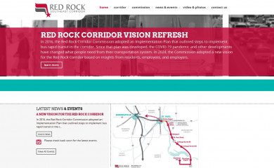 redrockcorridor.com screenshot