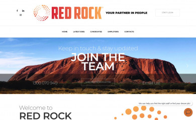 redrockrecruitment.com.au screenshot