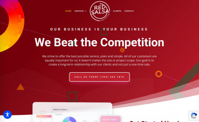 https://redsalsamarketing.com screenshot
