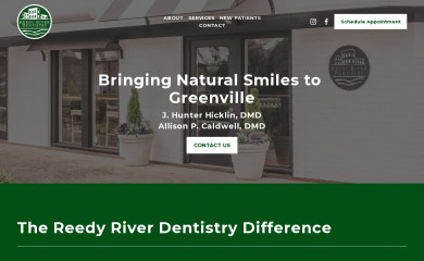 reedyriverdentistry.com screenshot