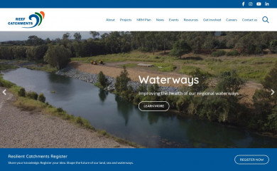 reefcatchments.com.au screenshot