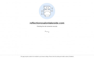 reflectionssalonlakeside.com screenshot