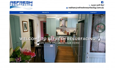 refreshresurfacing.com.au screenshot