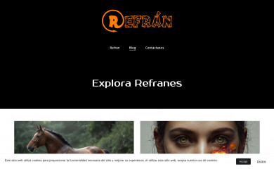 refrán.com screenshot