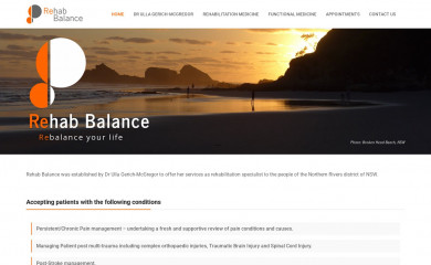rehabbalance.com.au screenshot