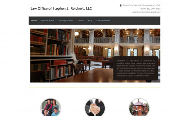 reichertlegal.com screenshot