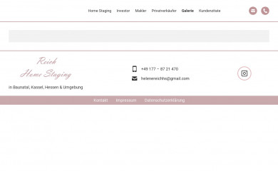 reichhomestaging.com screenshot