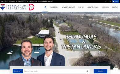 reiddundas.com screenshot
