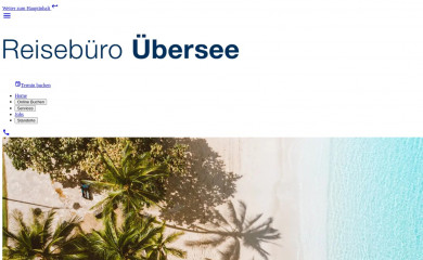 reisebuero-uebersee.de screenshot