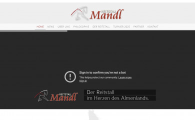 reitstall-mandl.at screenshot