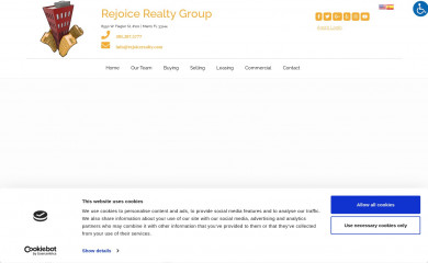 rejoicerealty.com screenshot