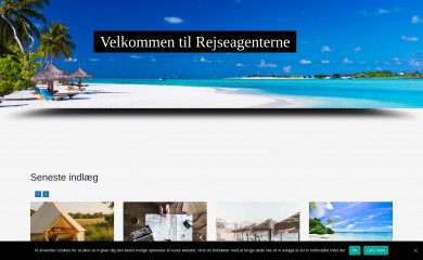 rejseagenterne.dk screenshot