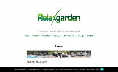 relaxgarden.be screenshot