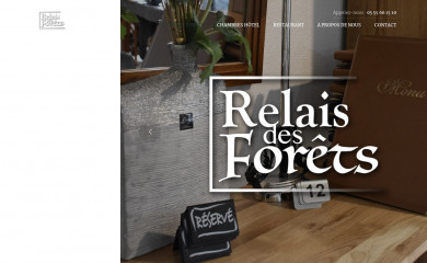 relaisdesforets.com screenshot
