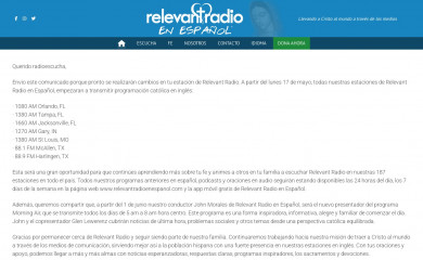 relevantradioenespanol.com screenshot