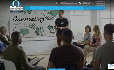 reliablehealthservices.com screenshot