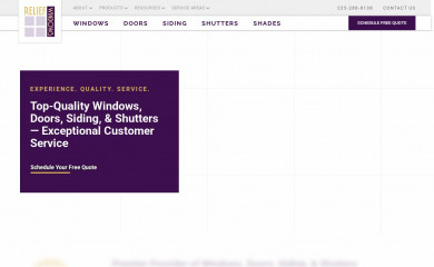 reliefwindows.com screenshot
