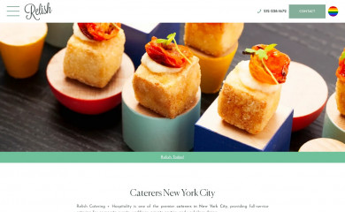 relishcaterers.com screenshot