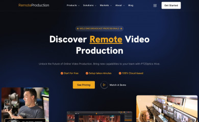 remoteproduction.com screenshot