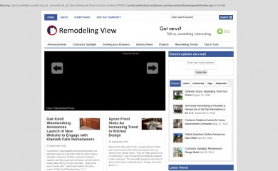 remodelingview.com screenshot