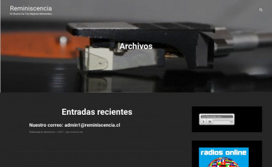 reminiscencia.cl screenshot