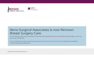 renosurgical.com screenshot