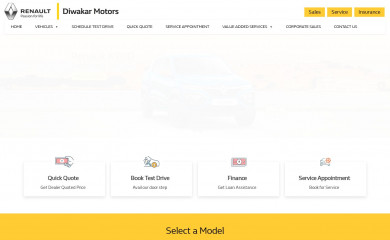 renaultudaipur.com screenshot