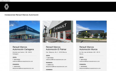 renaultmarcosautomocion.com screenshot