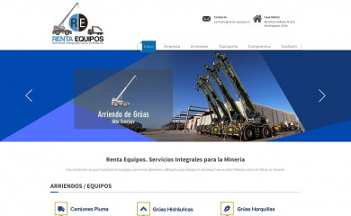 renta-equipos.cl screenshot